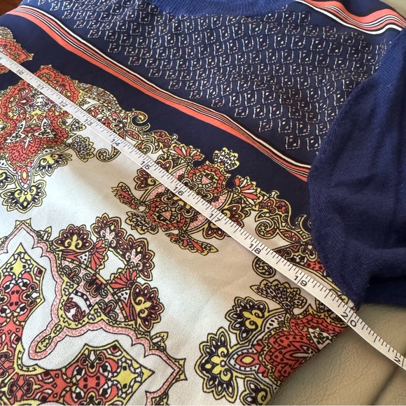 41 Hawthorn Multicolor Paisley Long Sleeve Blouse - Picture 8 of 8